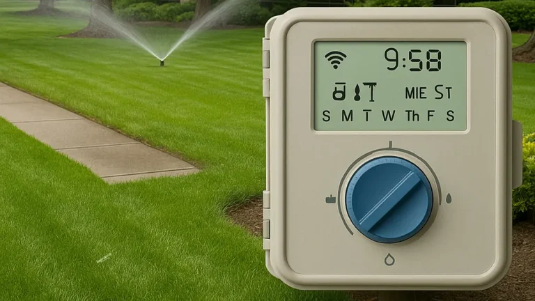 Commercial irrigation management Placer County smart controller system maintaining professional landscape at office complex