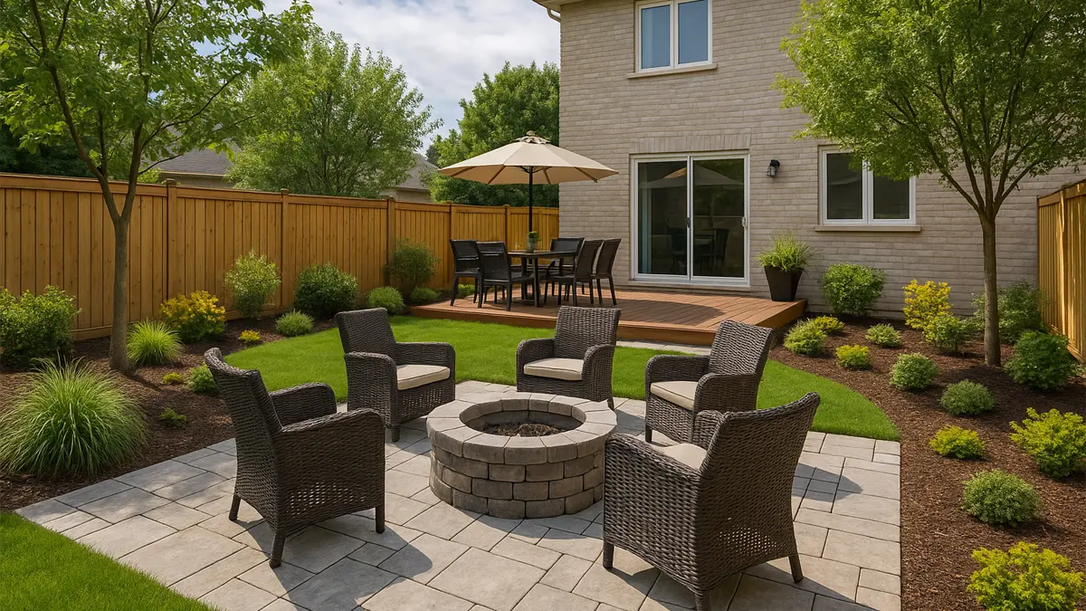 Landscaping in Placer County backyard makeover by Aronson Landscape